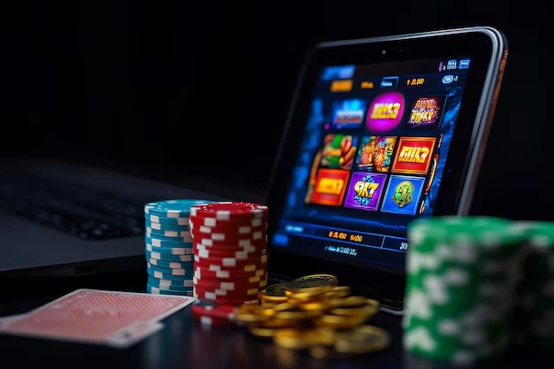 Nettcasino på mobil med sjetonger og mynter